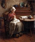 Bernard Jean Corneille Pothast The Young Seamstress
